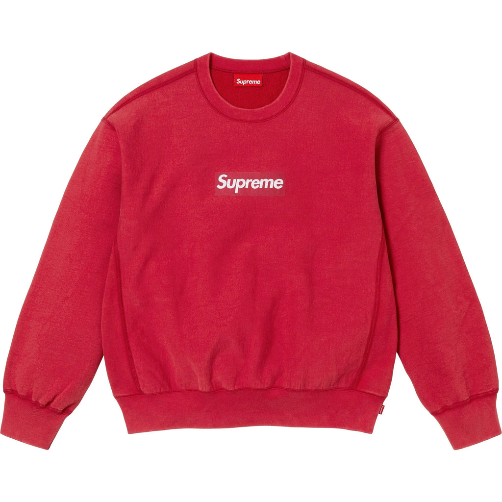 Supreme ウォッシュド ボックスロゴ クルーネックスウェット