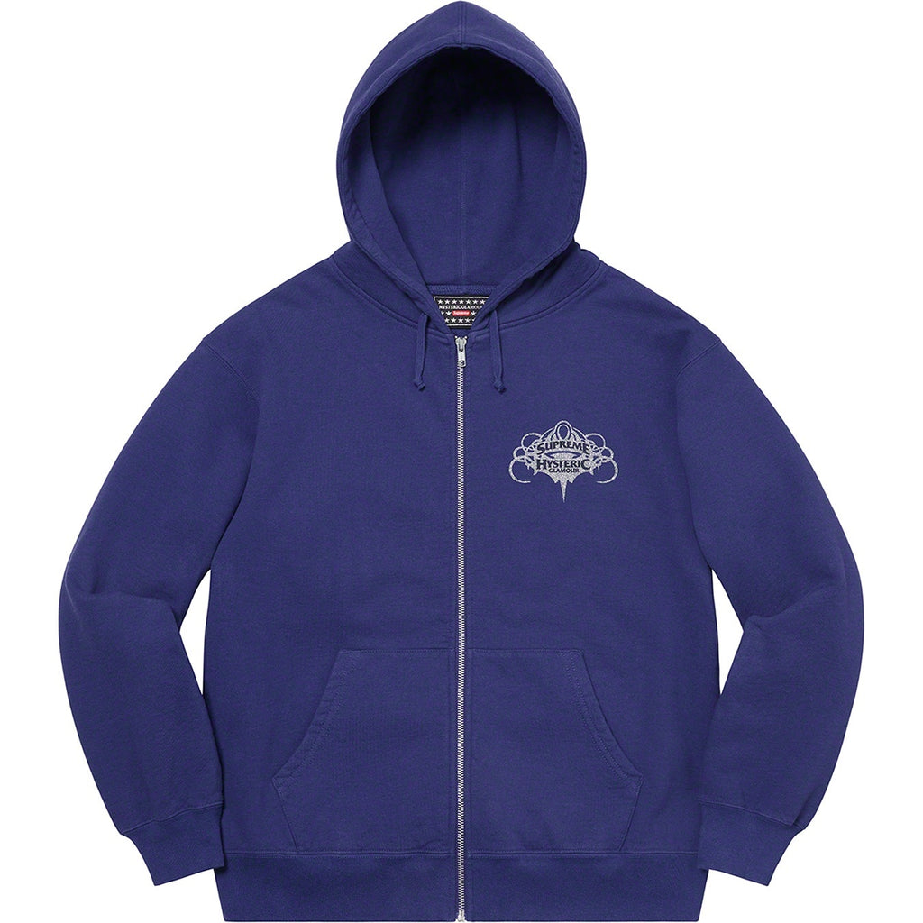 Supreme × HYSTERIC GLAMOUR ジップアップパーカー