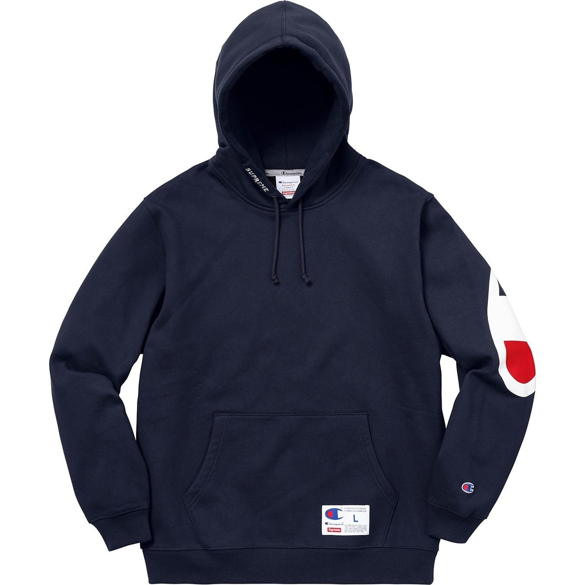 Supreme × Champion ロゴ スウェットパーカー