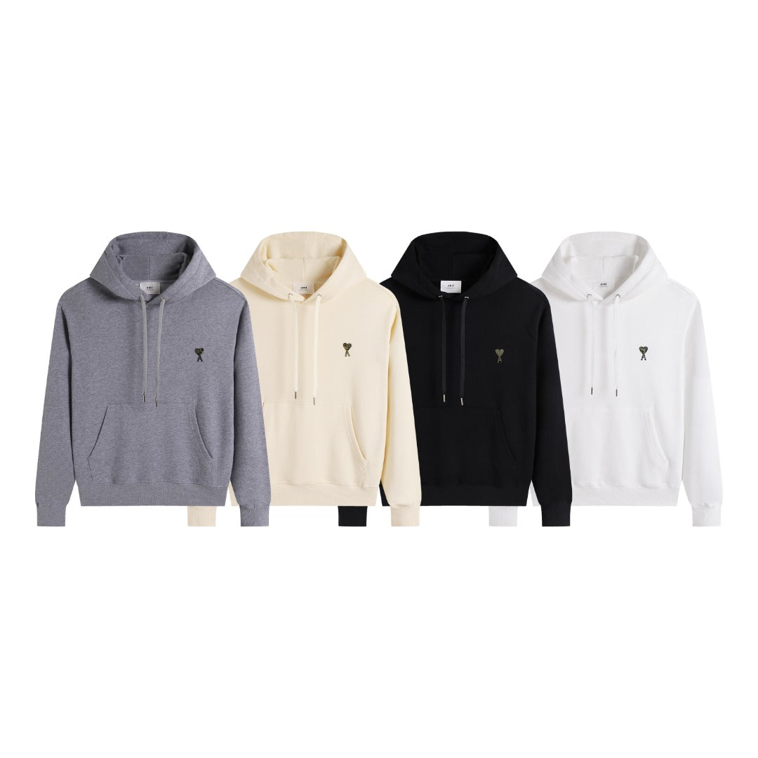 AMI PARIS ハート ロゴ コットン  長袖 Tシャツ★人気★