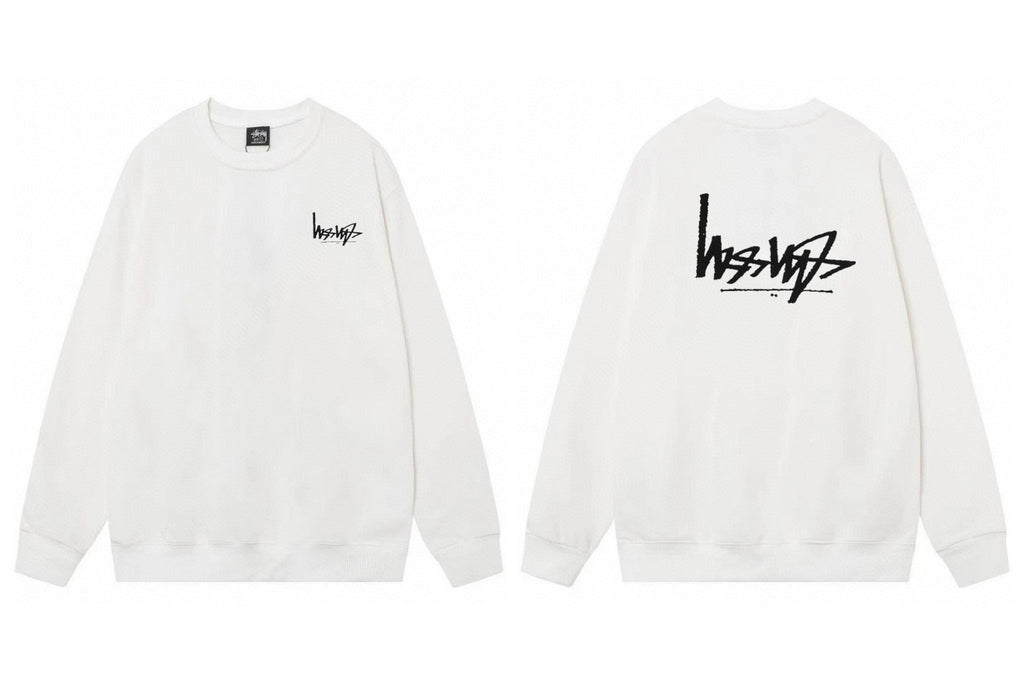 Stussy ステューシー  モダンデザインのクルーネックスウェット 4色兼用 男女兼用 レディース メンズ 103