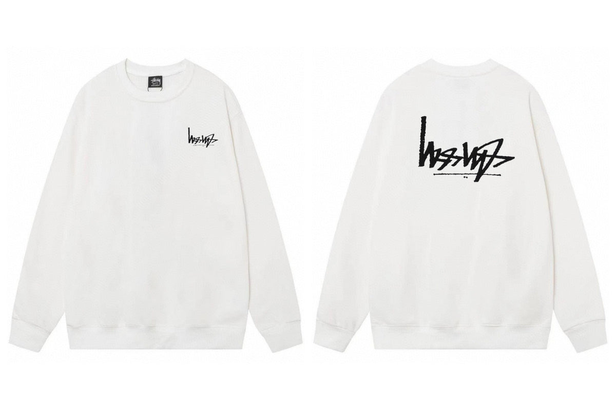 Stussy ステューシー  モダンデザインのクルーネックスウェット 4色兼用 男女兼用 レディース メンズ 103