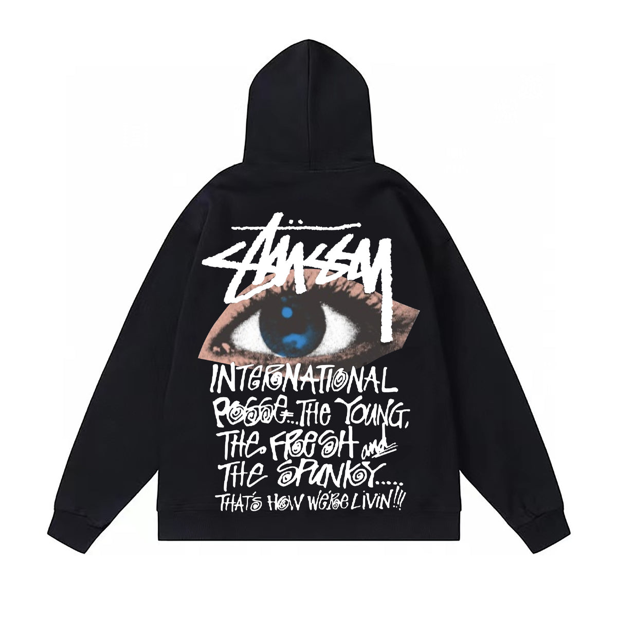 Stussy ステューシー  薄手のフード付きスウェットシャツ 5色兼用 男女兼用 レディース メンズ 114
