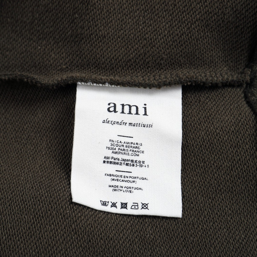 AMI PARIS ハート ロゴ コットン  長袖 Tシャツ★人気★