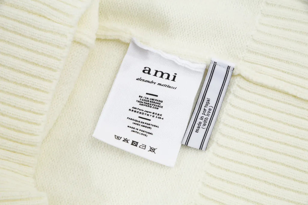 AMI PARIS（アミ パリス） プルオーバー セーター 男女兼用ロゴニット