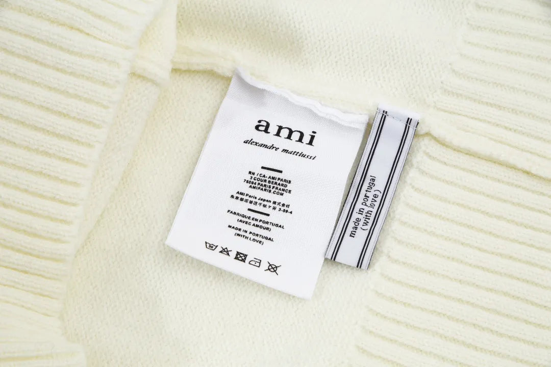 AMI PARIS（アミ パリス） プルオーバー セーター 男女兼用ロゴニット