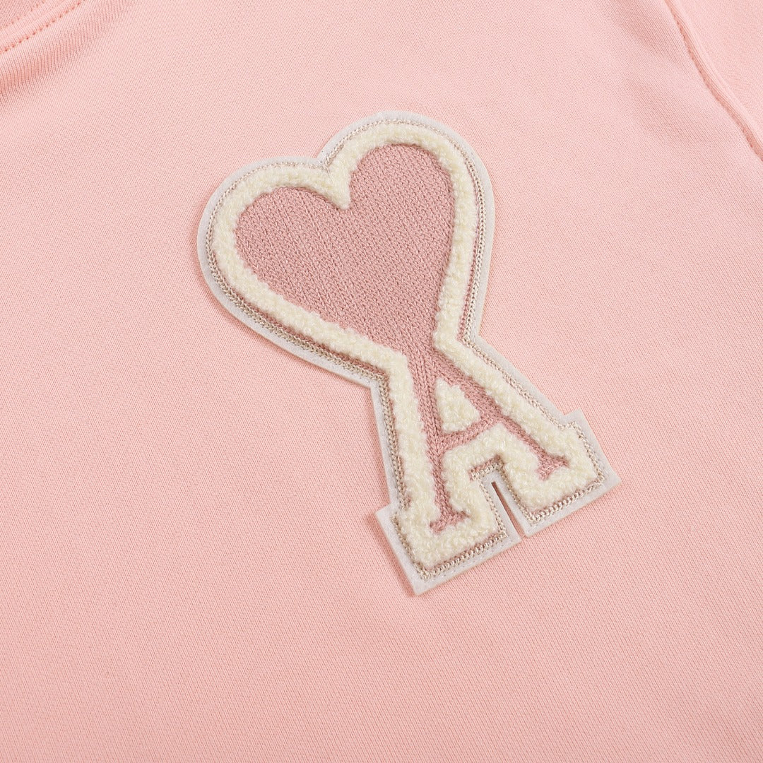 AMI PARIS ハート ロゴ コットン  長袖 Tシャツ★人気★