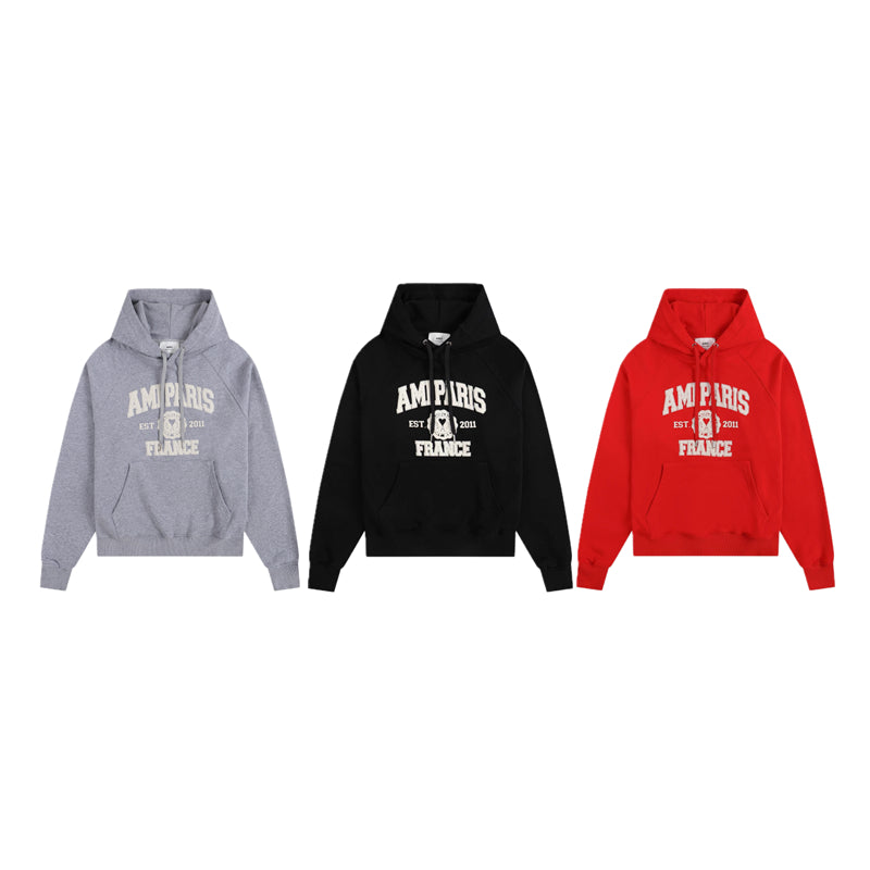 AMI PARIS ハート ロゴ コットン  長袖 Tシャツ★人気★