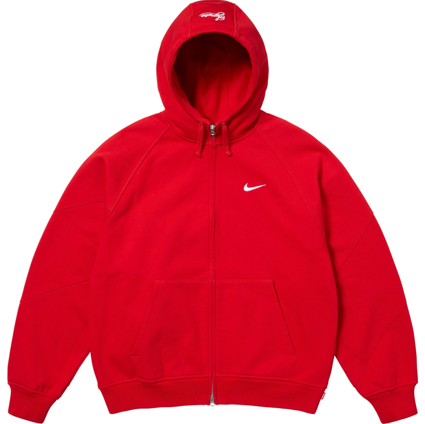 Supreme × Nike ジップアップ スウェットパーカー