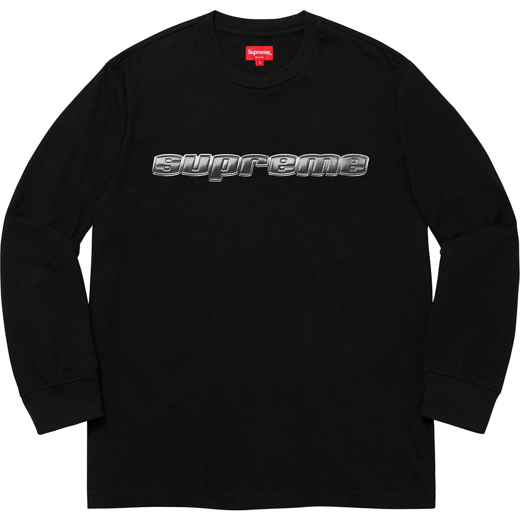 Supreme クロームロゴ 長袖Tシャツ