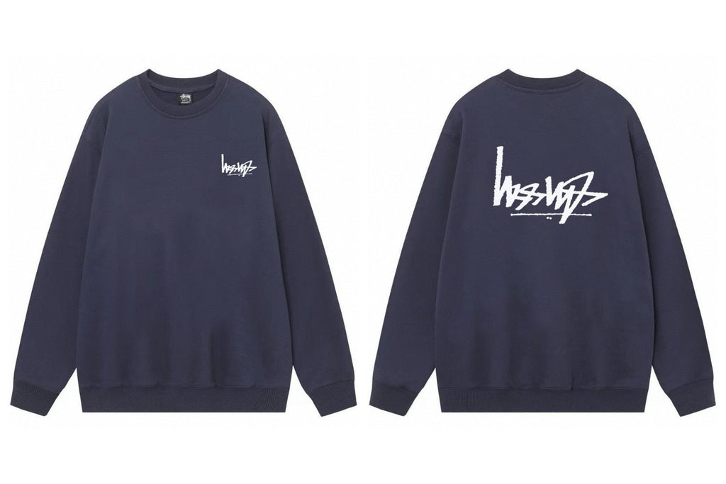 Stussy ステューシー  モダンデザインのクルーネックスウェット 4色兼用 男女兼用 レディース メンズ 103
