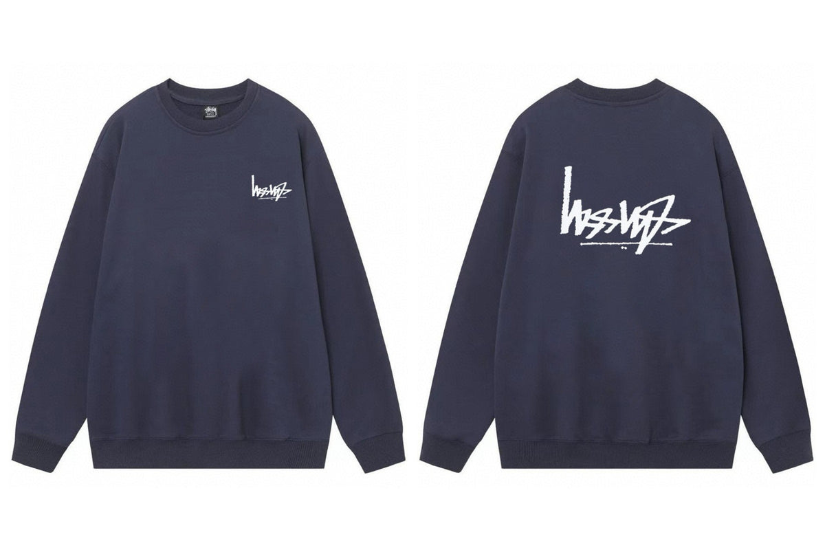 Stussy ステューシー  モダンデザインのクルーネックスウェット 4色兼用 男女兼用 レディース メンズ 103