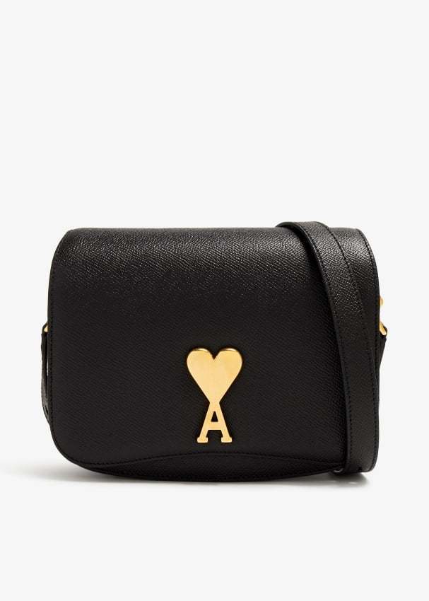 翌日発送★正品★ AMI PARIS ハンドバッグ ミニ バッグ グレインレザー バッグ