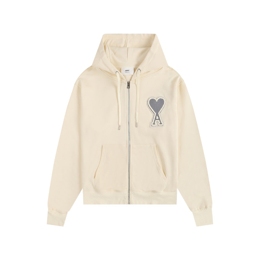 AMI PARIS ハート ロゴ コットン  長袖 Tシャツ★人気★
