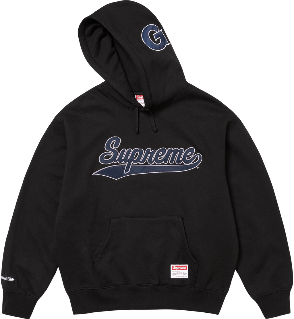 Supreme × Mitchell & Ness NCAA スウェットパーカー