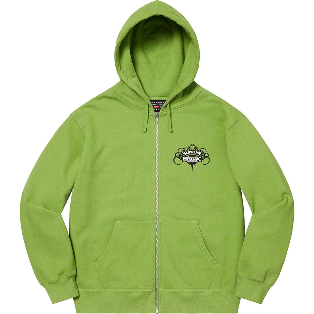 Supreme × HYSTERIC GLAMOUR ジップアップパーカー