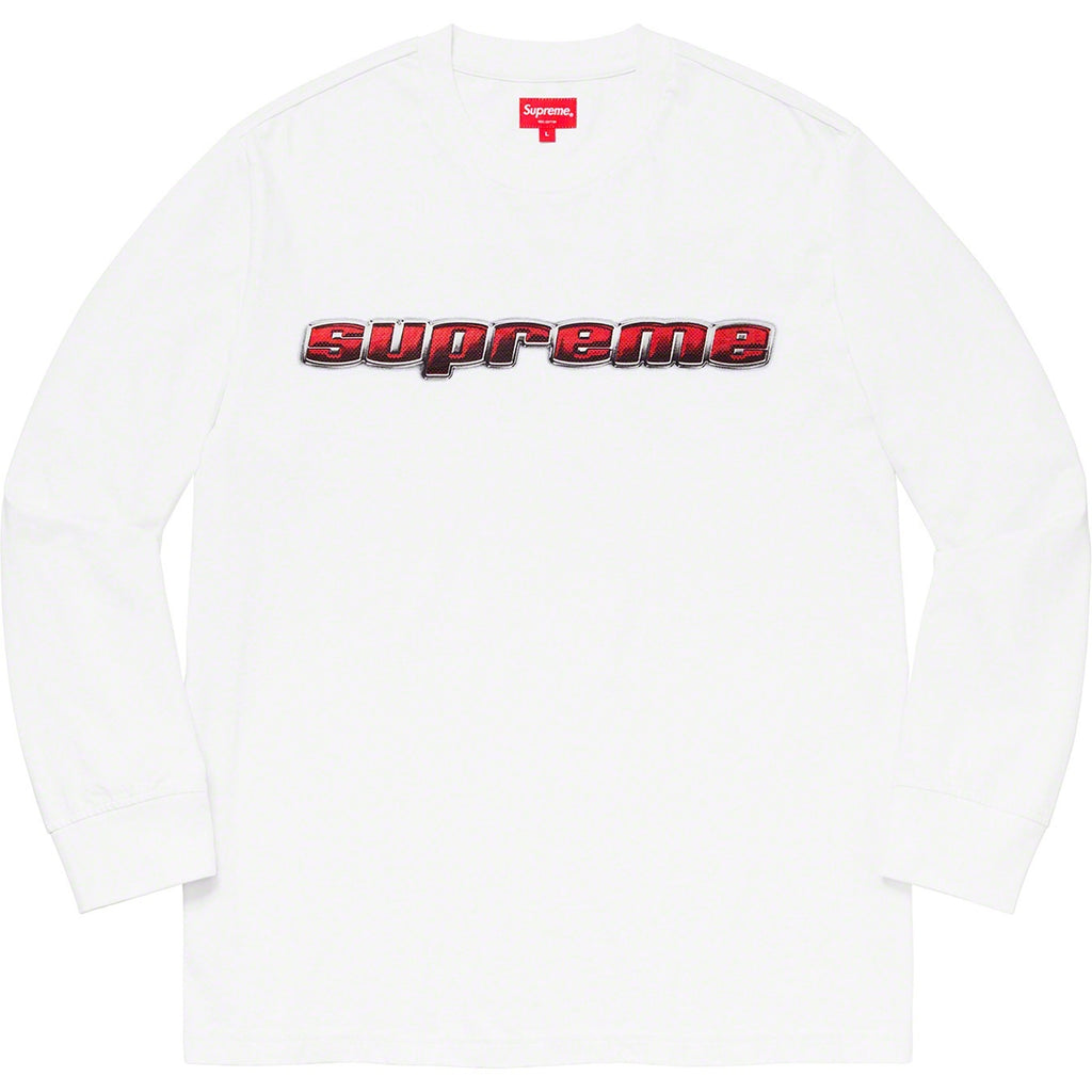 Supreme クロームロゴ 長袖Tシャツ