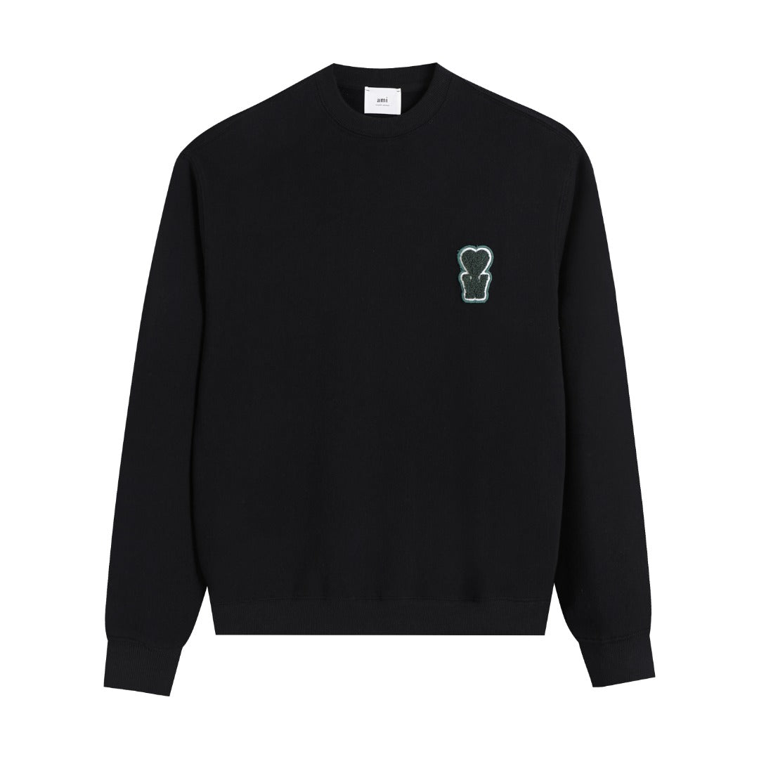 AMI PARIS ハート ロゴ コットン  長袖 Tシャツ★人気★