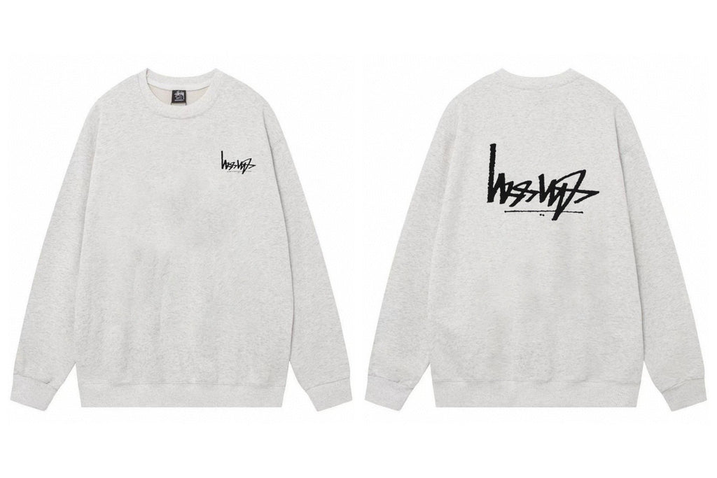 Stussy ステューシー  モダンデザインのクルーネックスウェット 4色兼用 男女兼用 レディース メンズ 103