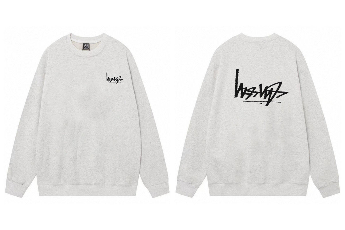 Stussy ステューシー  モダンデザインのクルーネックスウェット 4色兼用 男女兼用 レディース メンズ 103