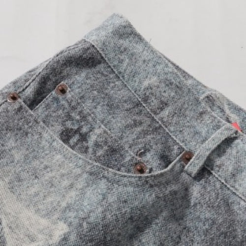 Supreme x HJR FW24 WEEK11 トロンプ・ルイユ ルーズフィット ジーンズ バッジロゴ オプティカルデジタルプリント ルーズフィットジーンズ