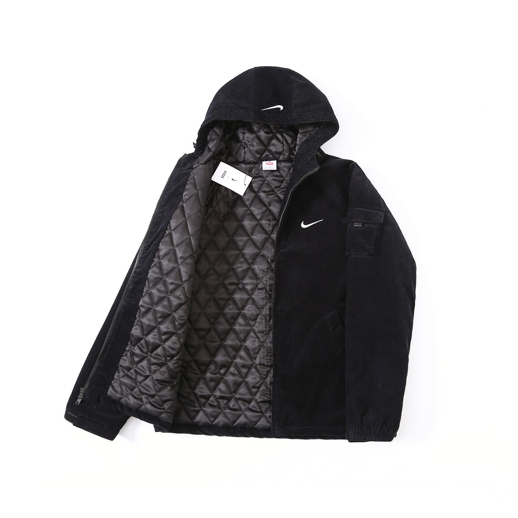 Supreme シュプリーム 22SS ジョイントモデル コーデュロイ ジッパー フード付きジャケットコート