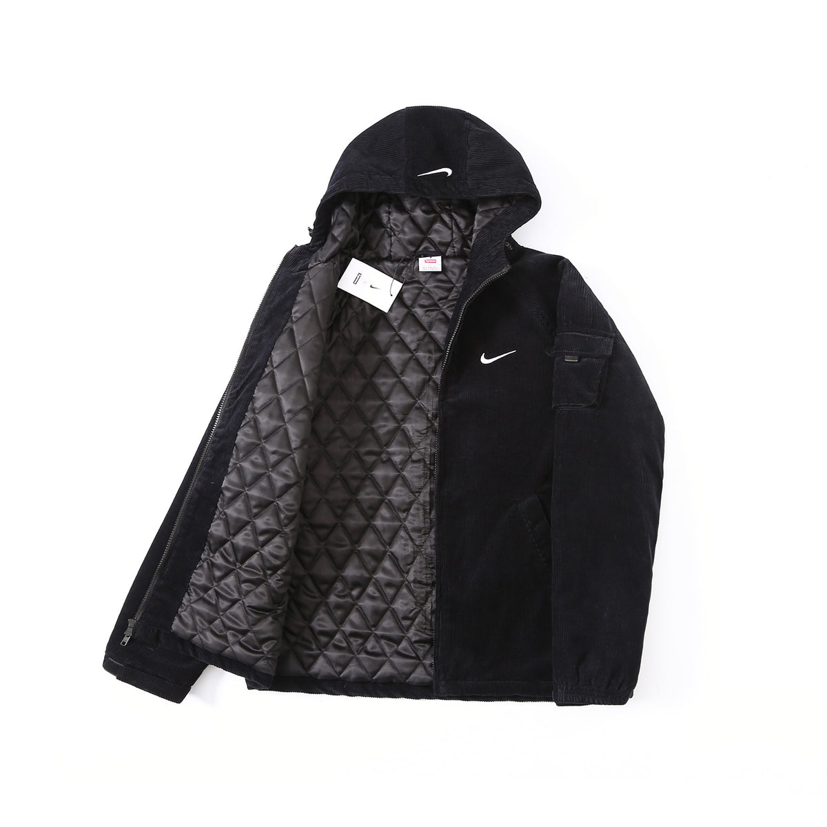 Supreme シュプリーム 22SS ジョイントモデル コーデュロイ ジッパー フード付きジャケットコート