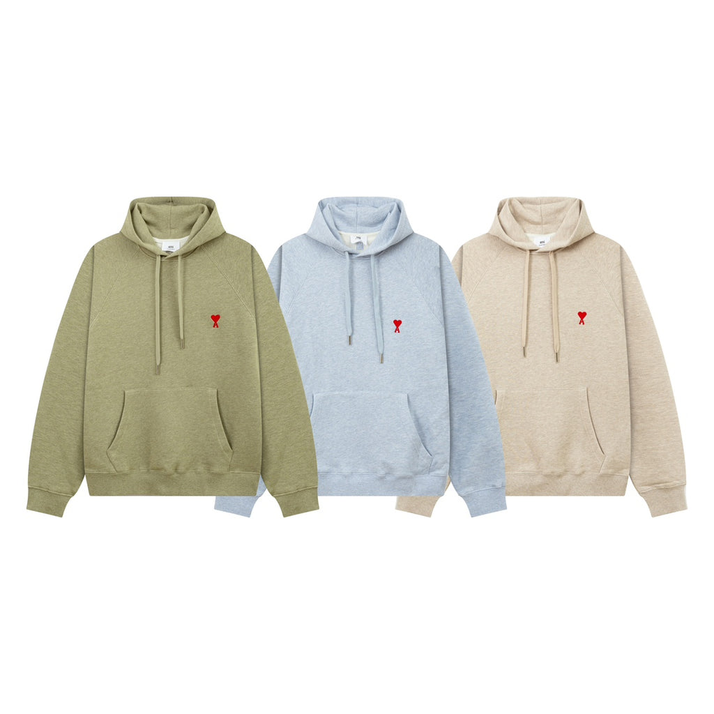 AMI PARIS  アミ パリス ハートロゴ フーディー パーカー