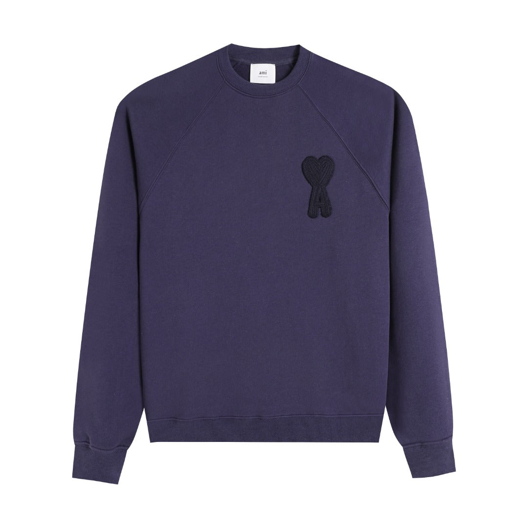 AMI PARIS ハート ロゴ コットン  長袖 Tシャツ★人気★