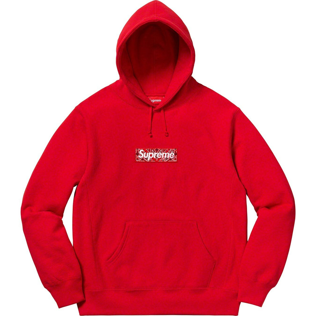 Supreme バンダナ ボックスロゴ スウェットパーカー