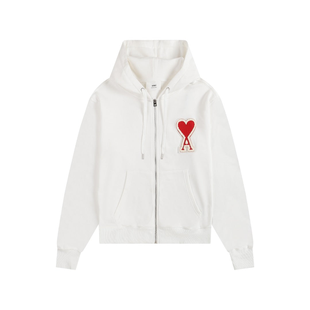 AMI PARIS ハート ロゴ コットン  長袖 Tシャツ★人気★