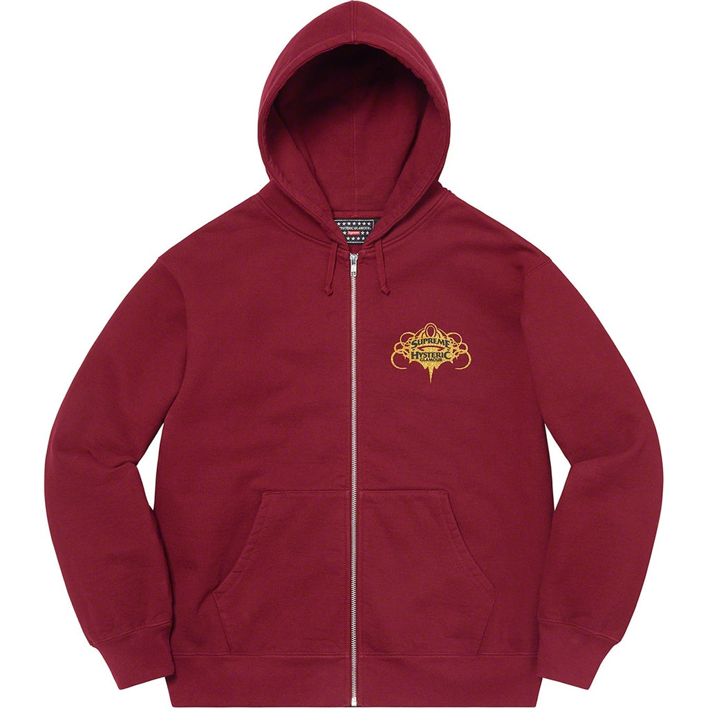 Supreme × HYSTERIC GLAMOUR ジップアップパーカー