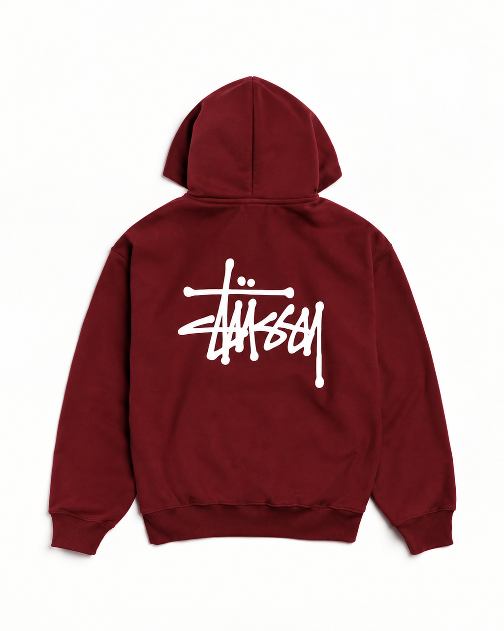 Stussy BASIC STÜSSY HOODIEステューシー  シンプルな無地フード付きスウェット 男女兼用 レディース メンズ