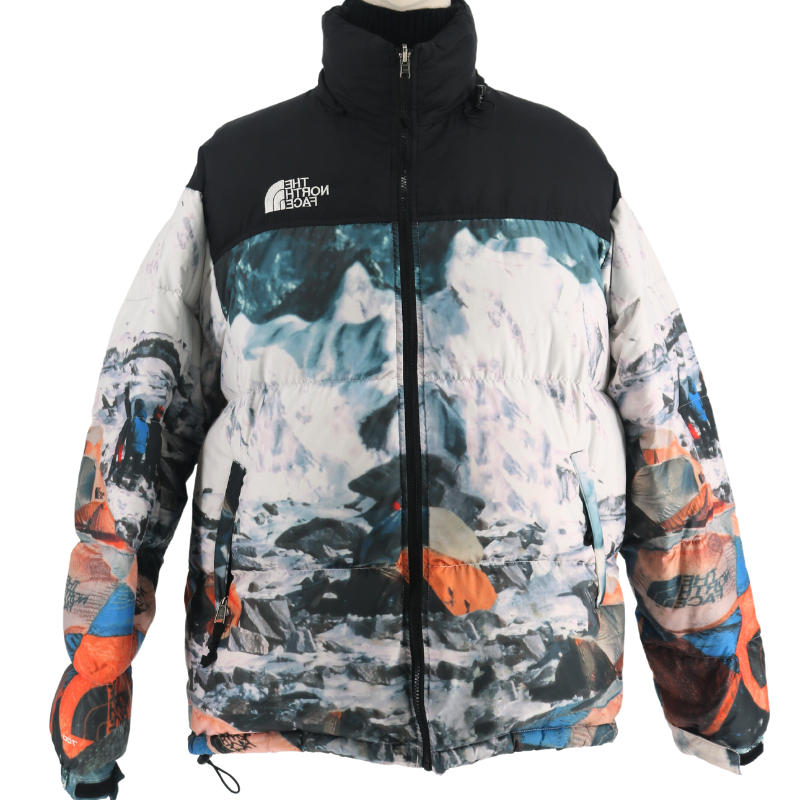 The North Face メンズ・レディースの冬用パファージャケット、ダウンコート、ファッションダウンジャケット、カップルパーカー、アウトドア用暖かい羽毛服、マルチカラーコー