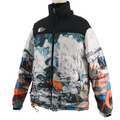 The North Face メンズ・レディースの冬用パファージャケット、ダウンコート、ファッションダウンジャケット、カップルパーカー、アウトドア用暖かい羽毛服、マルチカラーコー
