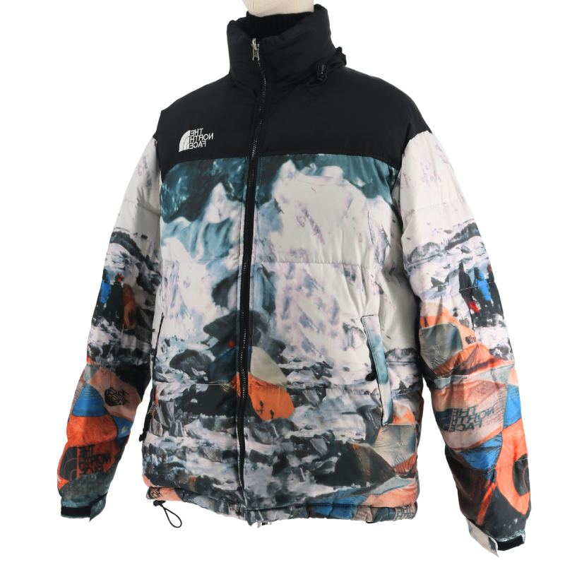 The North Face メンズ・レディースの冬用パファージャケット、ダウンコート、ファッションダウンジャケット、カップルパーカー、アウトドア用暖かい羽毛服、マルチカラーコー