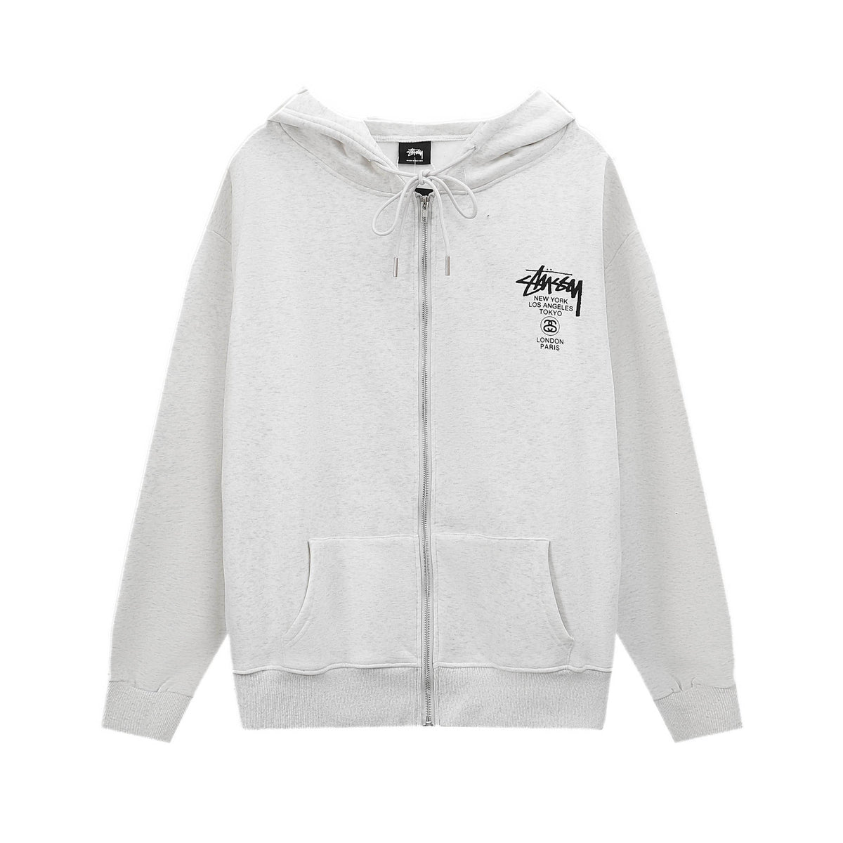 Stussy ステューシー  エッジの効いたデザインのフード付きスウェット 3色兼用 男女兼用 レディース メンズ S608