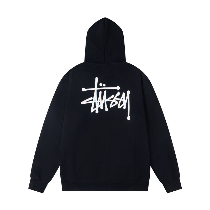 Stussy ステューシー  エッジの効いたデザインのフード付きスウェット 3色兼用 男女兼用 レディース メンズ S608