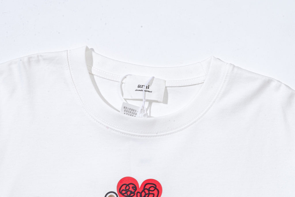 AMI PARIS ハート ロゴ コットン  長袖 Tシャツ★人気★