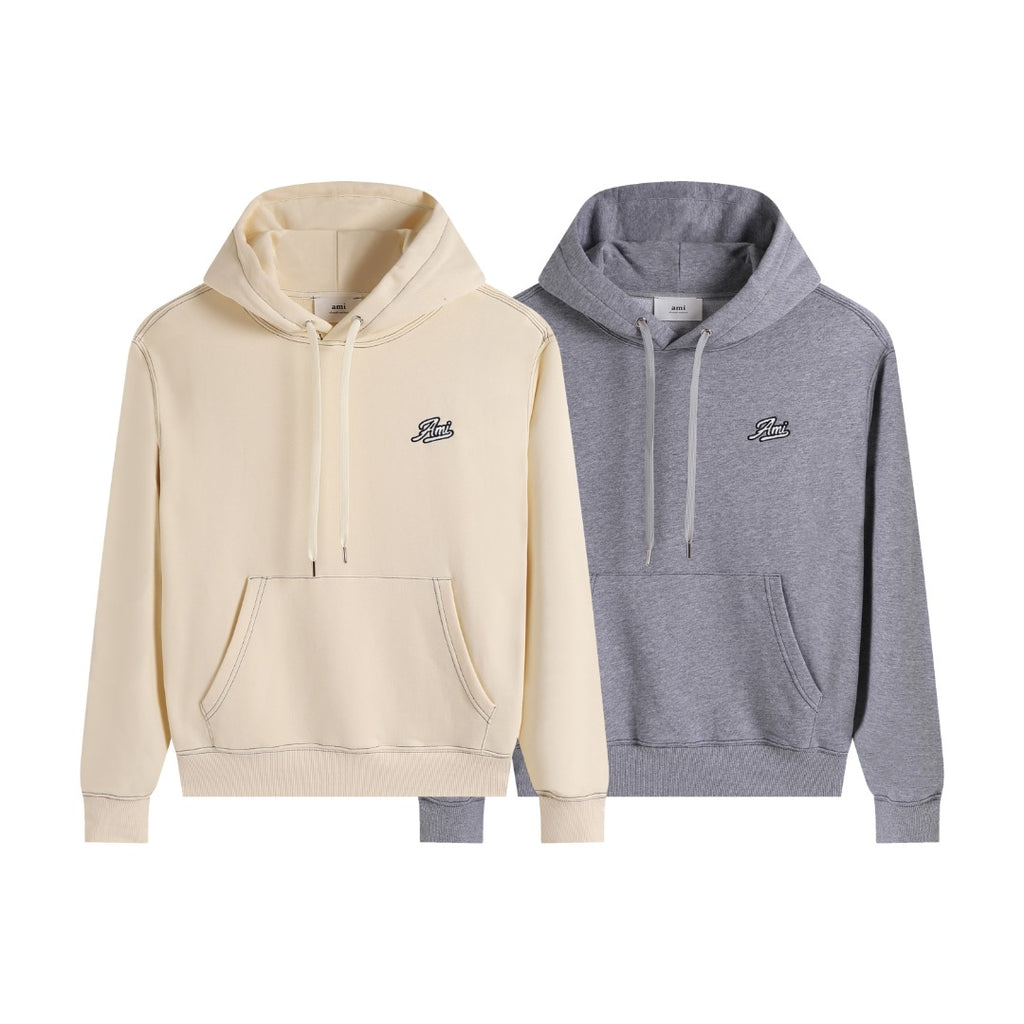AMI PARIS ハート ロゴ コットン  長袖 Tシャツ★人気★