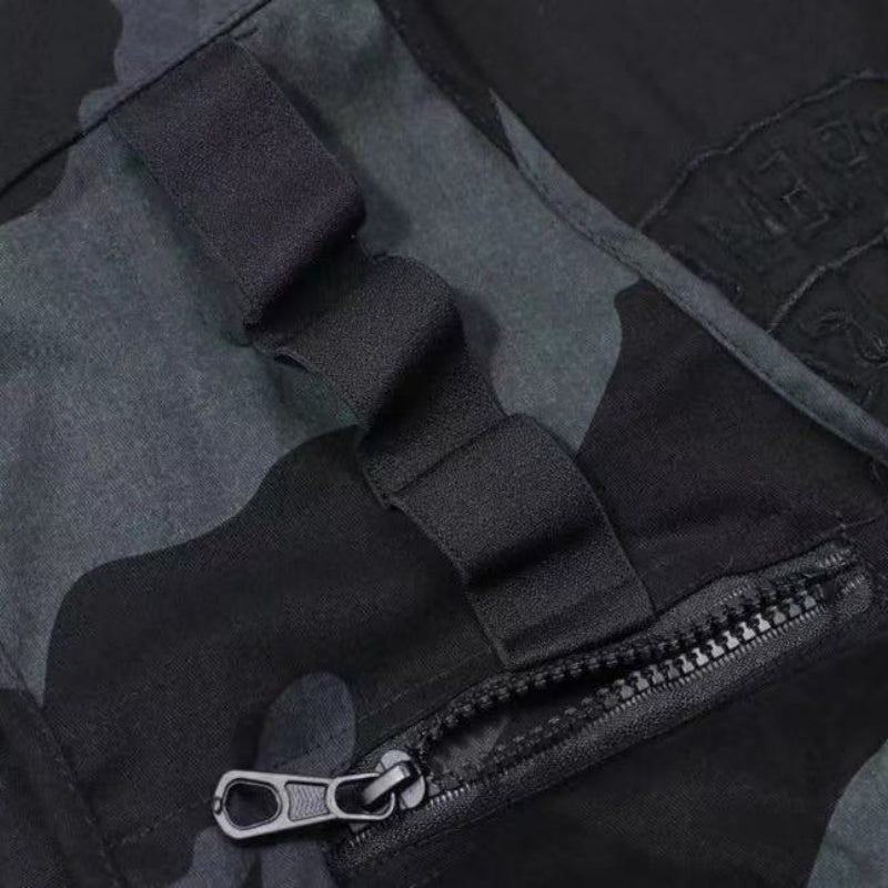 Supreme x Stone Island ジョイント マルチポケット ワークウェアスタイル タクティカルベスト ジッパー カモフラージュ アウトドア 機能性ベスト