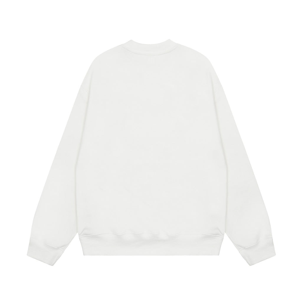 AMI PARIS ハート ロゴ コットン 刺繍 長袖 Tシャツ★人気★