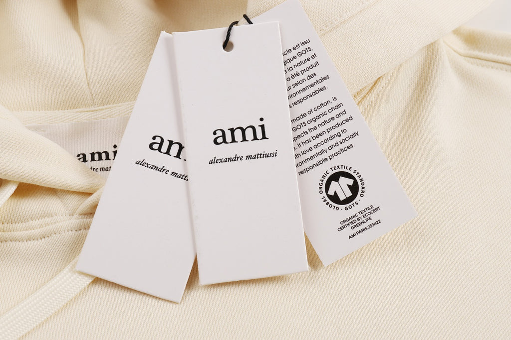 AMI PARIS ハート ロゴ コットン  長袖 Tシャツ★人気★