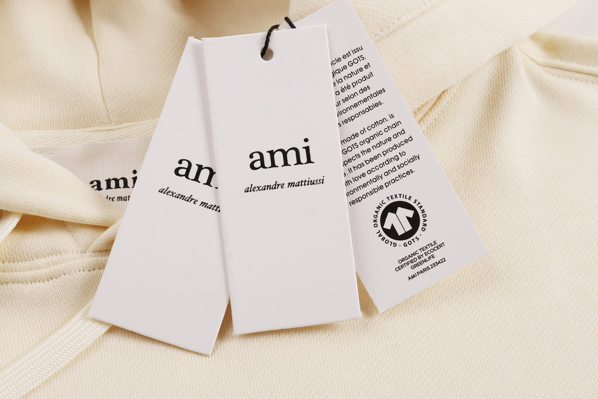 AMI PARIS ハート ロゴ コットン  長袖 Tシャツ★人気★