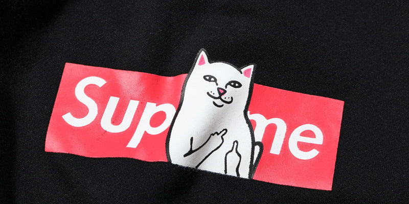 Supreme × Ripndip プリント スウェットパーカー