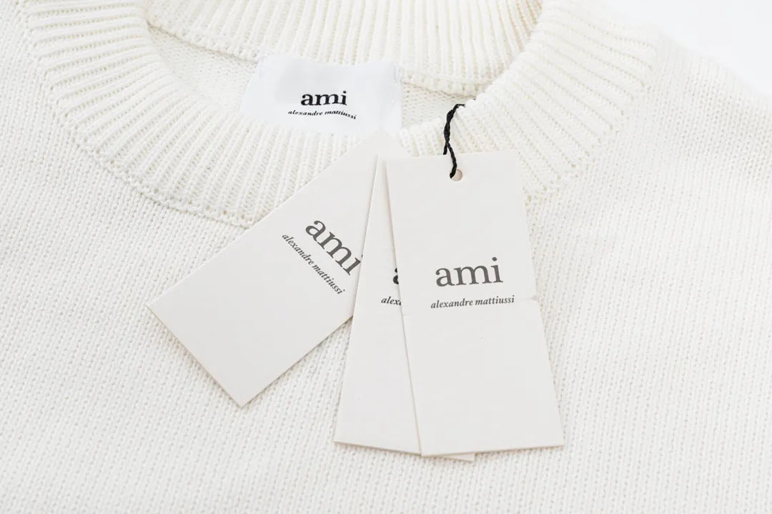 AMI PARIS（アミ パリス） プルオーバー セーター 男女兼用ロゴニット