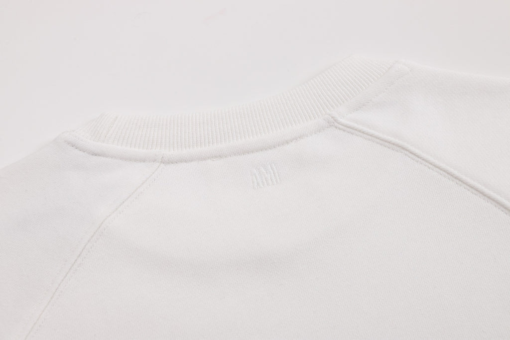 AMI PARIS ハート ロゴ コットン 刺繍 長袖 Tシャツ★人気★