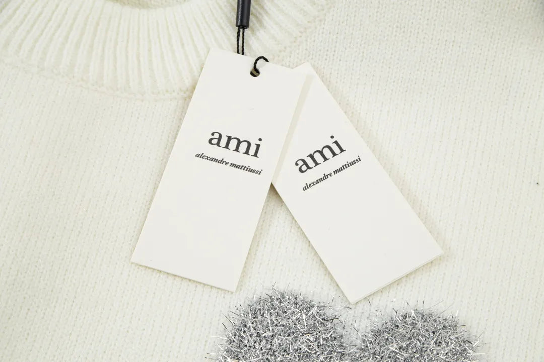 AMI PARIS（アミ パリス） プルオーバー セーター 男女兼用ロゴニット