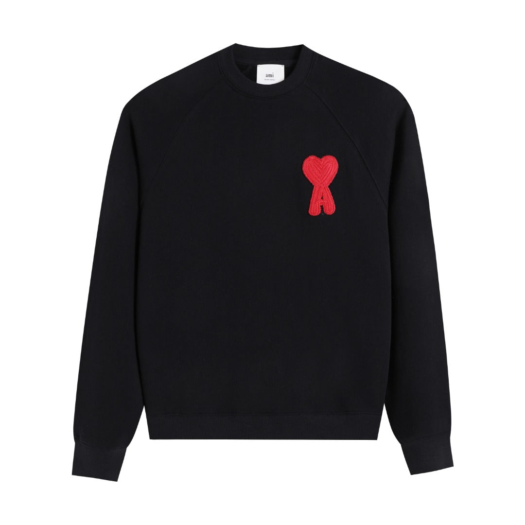 AMI PARIS ハート ロゴ コットン  長袖 Tシャツ★人気★