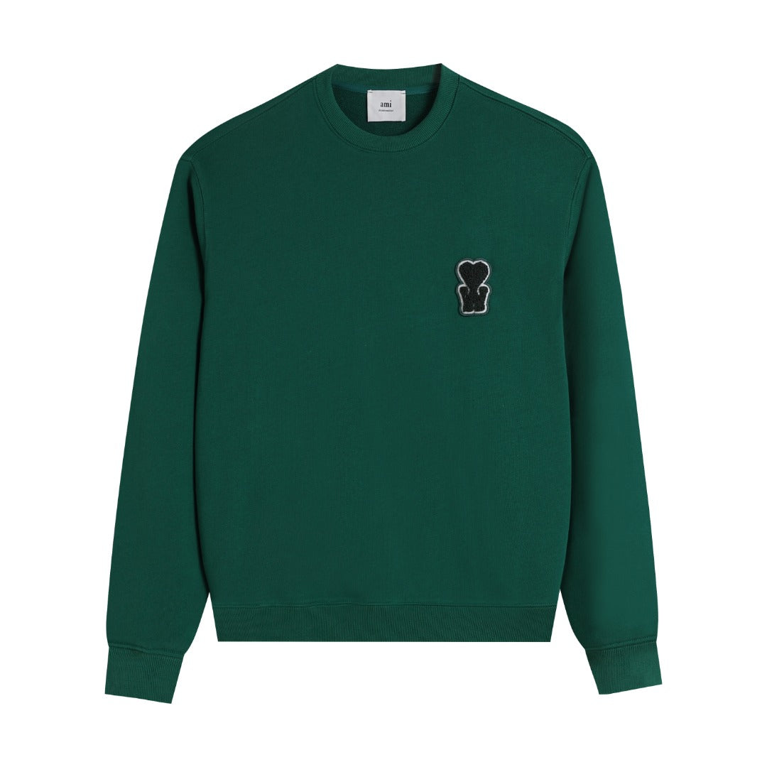 AMI PARIS ハート ロゴ コットン  長袖 Tシャツ★人気★
